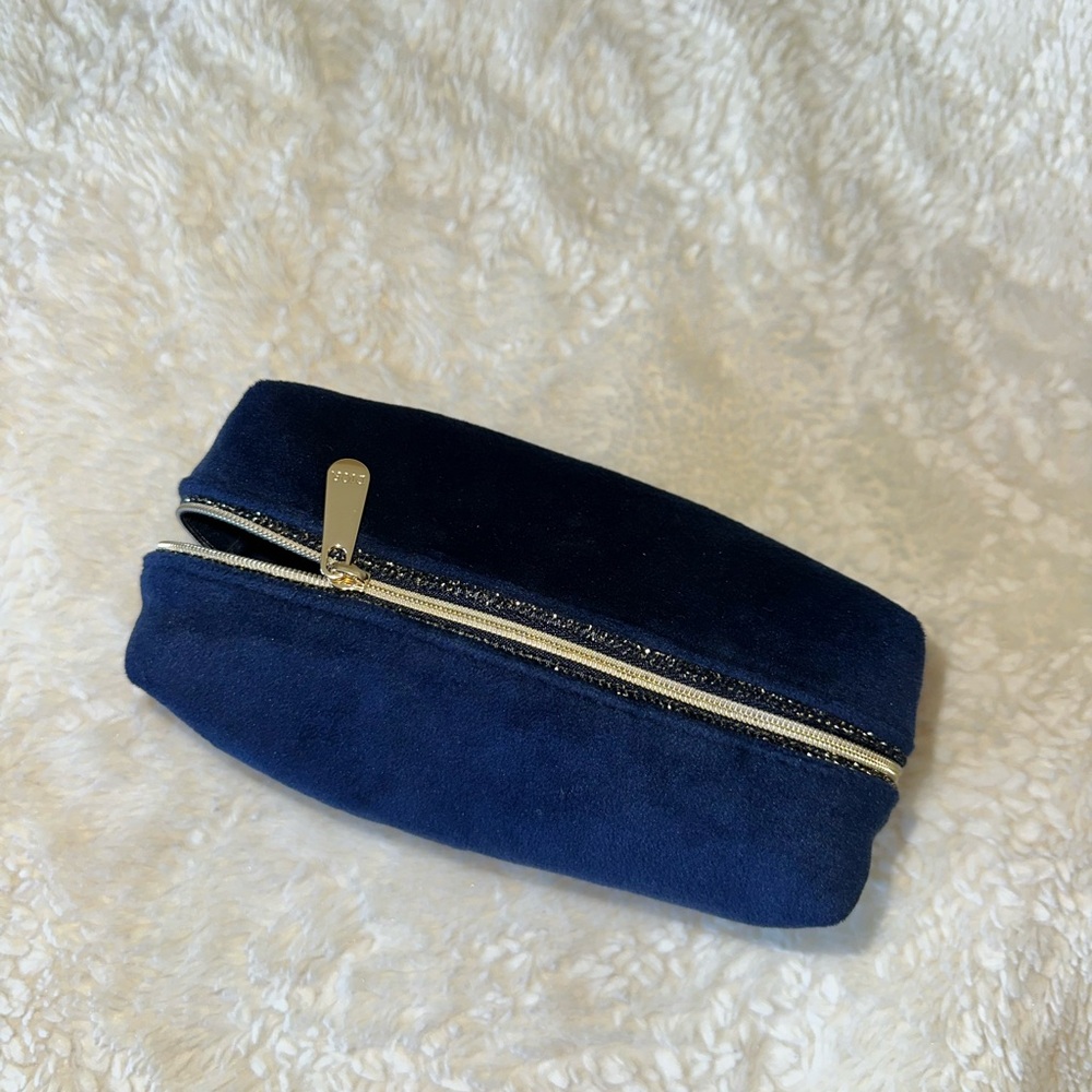 Dior Navy Blue Cosmetic Makeup Bag - Picture 3 of 4